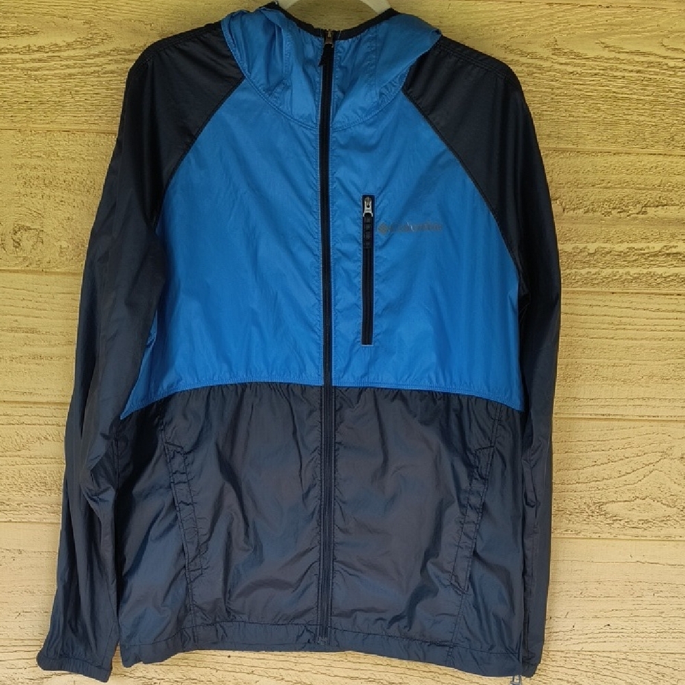Men's Blue and Black Jacket